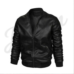 Chaqueta de Cuero Genuino para Hombre, Estilo Motero Vintage, Chaqueta de Invierno Personalizada, Chaqueta de Cuero Vacuno Personalizada para Hombre - Product Image 5