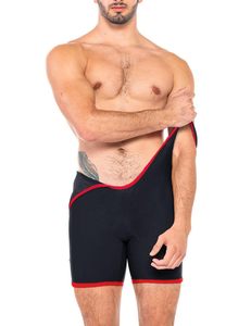 <b>Top</b> Selling Printed Heat Transfer Logo Design Men's Wrestling Singlets with Customized Colors & Sizes - Product Image 2