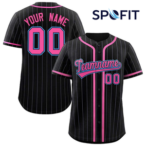 Custom Sublimated Printed Baseball Jersey Men Women Personalised Team <b>Shirt</b> <b>Button</b>-Up Uniform Name Number Anti-Bacterial 100% - Product Image 3
