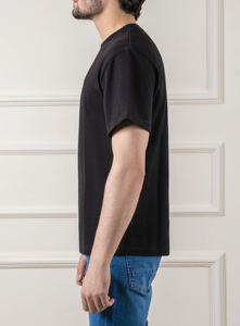 T-shirts décontractés d'été en coton pour hommes, avec logo imprimé DTF personnalisé, coupe ample, couleur unie, respirants, écologiques, style hip-hop avec lettres - Product Image 3