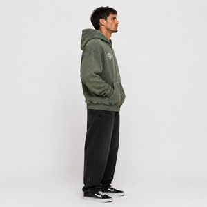 Heavyweight <b>Men's</b> Acid Wash <b>Pullover</b> Hoodie Oversized Custom Print Logo Breathable Premium Hoodie with Comfortable Hood Collar - Product Image 3