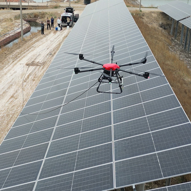 High Payload Commercial Drone Cleaning System with Window Cleaning Drone for Building Cleaning and Facade Washing
