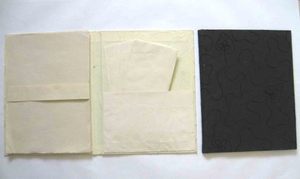 Papiers de qualité supérieure en coton, 10 feuilles de papier à lettres A4 + 5 enveloppes, emballées en ensemble - Product Image 4