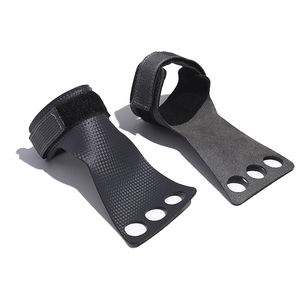 Nuevas Empuñaduras OEM para Levantamiento de Pesas, Protectores de Palma de Cuero Antideslizantes, Empuñaduras Acolchadas para Gimnasio - Product Image 5