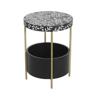 Nouveau design de table de boissons en laiton antique meubles de salon de luxe à usage domestique moderne article en gros nouveauté de haute qualité