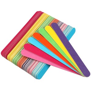 BAFA SURGICAL INSTRUMENTS Limas de uñas desechables de 9 cm, 100 granos, doble cara, multicolor, de esponja EVA, pulidor de uñas, limas de esmeril - Product Image 4