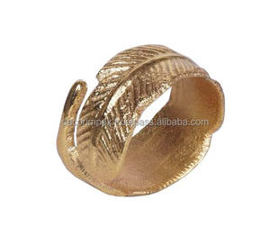 Vente chaude Cuivre Finition Écologique À La Main Rond De Serviette Design Moderne De Mariage Porte-Anneau De Serviette De Fête De Mariage Décoratif - Product Image 6