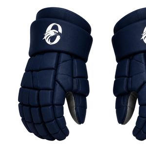 Gants de hockey sur glace bleu marine pour hommes, gants de sport professionnels de protection, légers, durables, équipement d'entraînement et de match - Product Image 3