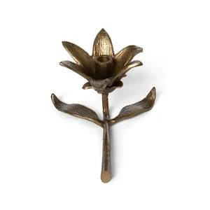 Premium Gold <b>Candle</b> Holder Luxury Dining Product StylingArtistic Luxury Bamboo <b>Candle</b> Stand Handmade Home Decor for Religious - Product Image 1