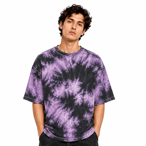T-shirt Oversize pour Homme 100 % Coton Coupe Ample Col Rond Manches Courtes Décontracté Quotidien Streetwear - Product Image 1