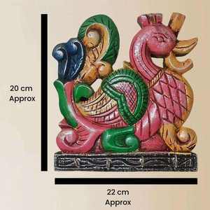 Handcrafted Mango Wood 4-<b>Hook</b> <b>Wall</b> Hanger <b>for</b> Home Entrance Stylish Hallway Living Room Decor Modern Clothing Organizer unique - Product Image 2