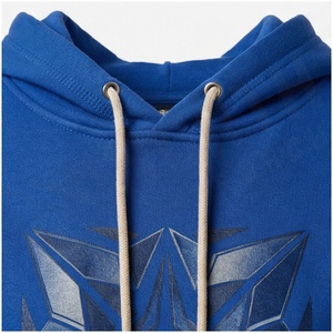 Ensemble de survêtement bleu à capuche pour femme, imprimé géométrique, sweat-shirt et pantalon longs, tenue décontractée pour l'automne - Product Image 4