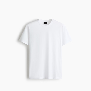 Camiseta de Algodón Pima para Hombre, Corte Entallado, Sensación Premium, Ligera, Transpirable, Manga Corta, Informal para Uso Diario - Product Image 5