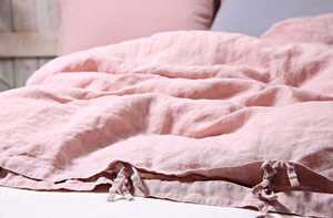 Juego de Funda Nórdica de Algodón Rosa Empolvado con 2 Fundas de Almohada, Estilo Boho, Ropa de Cama Suave Lavada para Decoración de Dormitorios Modernos - Product Image 2