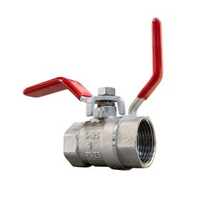 Válvula de Bola Forjada de Latón de 25mm (1 Pulgada) Compacta de Cuarto de Vuelta para Control de Flujo, Cierre Residencial y Comercial Ligero, para Fontanería - Product Image 1
