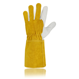 Gants de soudage en cuir avec logo personnalisé, gants de soudage TIG/MIG, respirants et ignifuges, protection antidérapante - Product Image 3