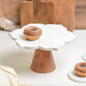 High Quality Wood & <b>Marble</b> <b>Cake</b> <b>Stand</b> decoration Gadgets Customized Round Wood & <b>Marble</b> <b>Cake</b> <b>Stand</b> Best Price - Product Image 5