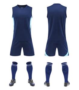 Vente en gros usine 2026 Maillot d'entraînement de football sans manches pour hommes et enfants, maillot de foot personnalisé pour équipes nationales et clubs - Product Image 5
