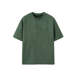 high quality New Spring Summer Collection Men's/Women's Short Sleeve T-<b>Shirt</b> Simple Solid blue Color Cotton Material - Product Image 5