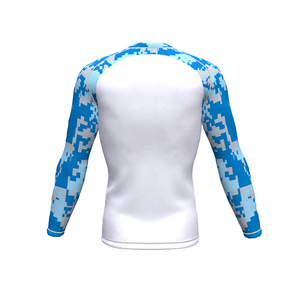 เสื้อแรชการ์ดแขนยาวสำหรับเล่นเซิร์ฟแบบคลาสสิก ระบายอากาศได้ดี ป้องกันรังสียูวี UPF50+ ป้องกันแบคทีเรีย เป็นมิตรกับสิ่งแวดล้อม แห้งเร็ว ใช้ได้ทั้งชายและหญิง - Product Image 6