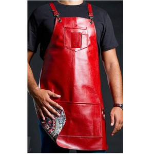 Tablier professionnel de coiffure et de cuisine, personnalisé, en coton et cuir, idéal pour les toilettageurs d'animaux - Product Image 6