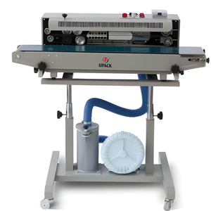 Automatic Continuous Gas <b>Sealing</b> Aerating Band Sealer <b>Machine</b> Gas Flush Continuous Nitrogen Gas Filling Foil Film Packaging Air - Product Image 1