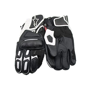 ถุงมือขี่มอเตอร์ไซค์แบบมีแผ่นกันกระแทกคาร์บอนไฟเบอร์ ป้องกันการกระแทกที่ฝ่ามือเสริมความแข็งแรง - Product Image 1