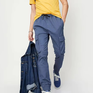 Pantalon cargo pour homme, fabrication professionnelle, doux, respirant, qualité supérieure, best-seller, faible MOQ, streetwear tendance, coupe droite - Product Image 2