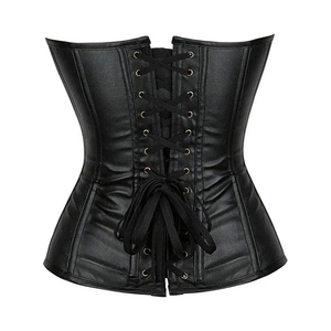 Premium Quality Eco-Friendly Firm Control Leather <b>Corset</b> Custom Made Waist Cinchers Low MOQ <b>Cheap</b> Price Made Pakistan Wholesale - Product Image 4