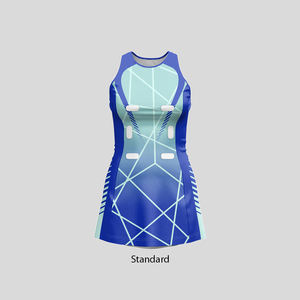 Faldas de netball con estampado por transferencia, vestido de pickleball personalizado, body sublimado, fabricante OEM - Product Image 4