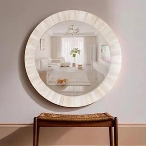 Modern Indian Manufactured Elegant Bone Inlay <b>Framed</b> <b>Mirror</b> Lightweight Handmade Decor for Home Office Boutique Decor Available - Product Image 1