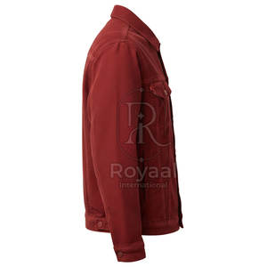 Concevez votre propre veste en jean côtelée pour homme, imperméable, vente chaude, veste en jean côtelée pour homme - Product Image 4