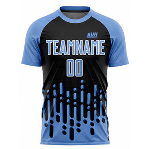 เสื้อฟุตบอลซับลิเมชั่นลดราคาพิเศษ แขนสั้น ออกแบบเองได้ ปริมาณสั่งซื้อขั้นต่ำน้อย - Product Image 1