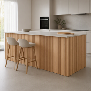 Panel de Madera Maciza Rectangular para Muebles de Cocina, Diseño Rústico Natural, Panel Flexible de Madera Maciza - Product Image 3