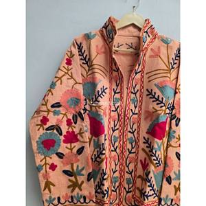 Wholesale Cotton <b>Jacket</b> Coat Boho Chic <b>Jacket</b> Uzbek Embroidery <b>Jacket</b> Unisex Winter Overcoat <b>Hippies</b> Style Coat - Product Image 2