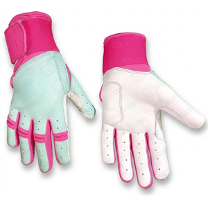 New Unique Color Combination Genuine Leather Full Finger Long Cuff Baseball Softball Gloves Adult Youth Sizes for Catcher - Product Image 1