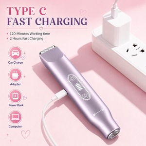 เครื่องเล็มขนบิกินี่ไฟฟ้า 3 in 1 เครื่องเล็มขนตามร่างกาย กันน้ำ IPX6 อุปกรณ์ดูแลส่วนบุคคล - Product Image 6