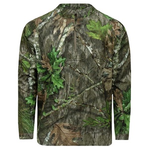 Digital Sublimation Stretch Material <b>Camo</b> Crew Long Sleeve Waterproof Windproof Hunting Shirts Wholesale Custom Resistant - Product Image 3