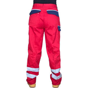 Pantalones de Trabajo de Alta Visibilidad con Cintura Elástica, Material PET Reflectante, Ligeros y Transpirables para Hombre, Uso en Primavera y Otoño - Product Image 5