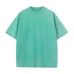 Camiseta de Algodón Rosa Sólido Extra Grande para Hombre, Manga Corta, Cuello Redondo, Estilo Casual - Product Image 4