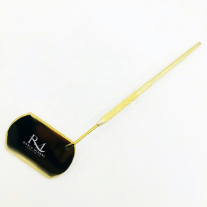 <b>Square</b> Shape Eyelash Extension <b>Mirror</b> Custom Logo And Gold plasma Coated Color And Diamond grip Handle Lash <b>mirror</b> - Product Image 6