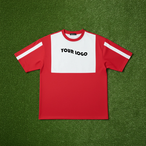 เสื้อยืดโอเวอร์ไซส์ผู้ชายสั่งทำพิเศษ สีทูโทน บล็อกสี  โลโก้สั่งทำได้ สไตล์ลำลอง สตรีทแวร์ - Product Image 2