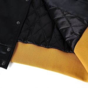 Chaqueta de Seda Satinada para Hombre con Bordado Personalizado de la Fraternidad Alpha |   Chaqueta Bordada de Fraternidad, Chaquetas Bomber de Satén Personalizables - Product Image 3