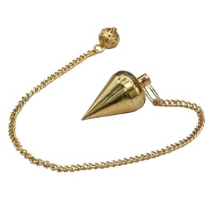 Vente en gros de pendules de Feng Shui en agate MUNTAHA de qualité supérieure, polies, en forme de dôme doré, pour la guérison énergétique, la divination et l'environnement - Product Image 2