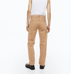 Jean en denim uni pour homme Daniry Industry, coupe droite, taille mi-haute, ajustement régulier, éco-responsable, respirant, en Spandex/Polyester, décontracté - Product Image 4