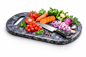 Planche à fromage et planche à découper en marbre blanc et noir, très vendue, résistante au lave-vaisselle, écologique, pour la présentation de fromages - Product Image 6