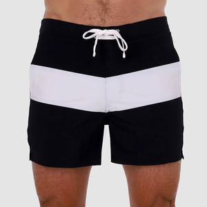 Shorts de bain décontractés pour hommes, imprimés par sublimation, séchage rapide, respirants, mi-longs, en polyester et élasthanne - Product Image 5