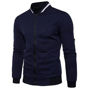 Conjunto deportivo informal de 2 piezas con cremallera de un cuarto, 100% algodón, estampado o liso, para correr y hacer ejercicio. - Product Image 4