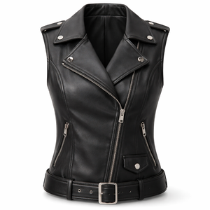 Chalecos de Cuero Sintético Transpirable Personalizados al por Mayor para Mujer - Proveedor OEM y ODM Ecológico para Otoño/Invierno - Product Image 4