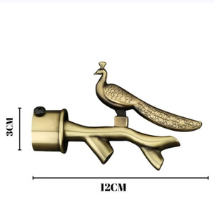 Supports de rideaux en laiton antique de qualité supérieure, accessoires pour rideaux - Product Image 2